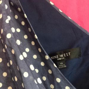 Nine West polka dot spring dress